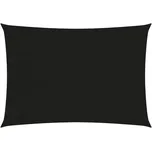 Stínící plachta 160 g/m² černá 4 x 5 m HDPE Černý 311738