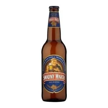 Pivo Smadný Mnich 4.0% - světlé výčepní pivo - pivovar Šariš a.s .- 0.5L
