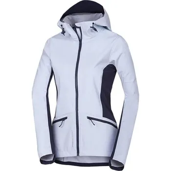 Dámská softshellová bunda Dámská hybridní bunda Northfinder KAIRYLA S Světle modrá, Tmavě modrá