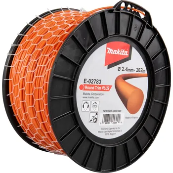 Struna do sekačky MAKITA E-02783 Struna nylonová Plus 2,4mm, 262m, oranžová, kulatá = old 369224794 free_store_pickup