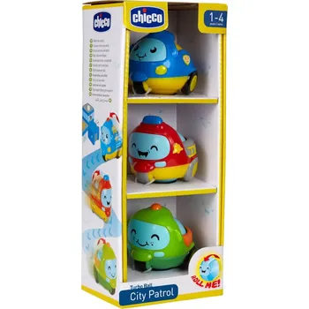 autíčko CHICCO Mini autíčka City Patrol 3ks, 12m+
