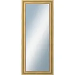 DANTIK - Zarámované zrcadlo - rozměr s rámem cca 60x140 cm z lišty KŘÍDLO velké zlaté patina (2772)