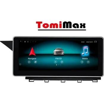 Auto Hi-Fi TomiMax Mercedes GLK X204 Android 14 autorádio HW výbava: 8 Core 8GB+128GB HIGH - Model auta: Mercedes GLK X204 2008-2015, Velikost obrazovky: Dotyková obrazovka: 10,25"