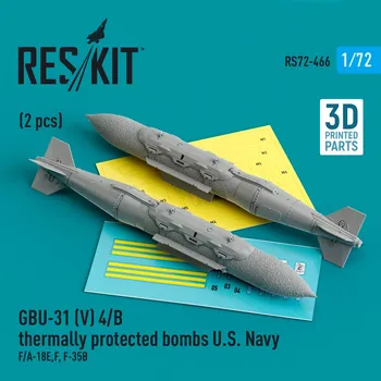 Plastikový model 1/72 GBU-31 (V) 4/B thermally prot.bombs U.S. Navy