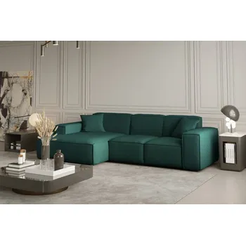 Sedací souprava Sedací souprava do L - Luga - Zelená Varianta: Levá