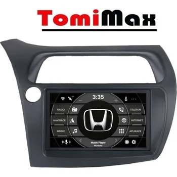 Autorádio TomiMax Honda Civic Android 14 autorádio s WIFI, GPS, USB, BT HW výbava: 8 Core 4GB+32GB PX HIGH - Model auta: Honda Civic 2006-2012, Velikost obrazovky: Dotyková obrazovka: 6,95"