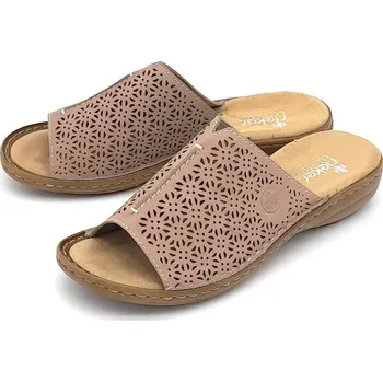 Dámské pantofle Dámské pantofle 608M9-32 Rieker růžová Barva: rosa, Velikost: 42