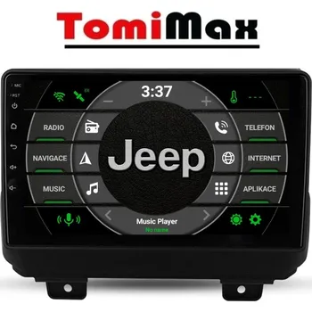 Autorádio TomiMax Jeep Wrangler 2018 Android 14 autorádio s WIFI, GPS, USB, BT HW výbava: QLED 4 Core 2GB+32GB LOW - pouze displej A,C - Model auta: Jeep Wrangler 2018---, Velikost obrazovky: Dotyková obrazovka: 9"