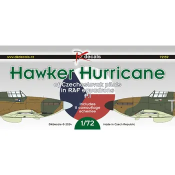 Plastikový model 1/72 Hawker Hurricane CZ pilots in RAF sqdn. Pt.1
