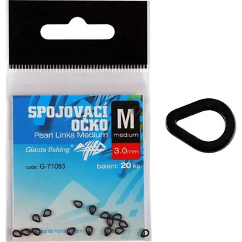 Giants fishing Spojovací očko Pearl Links Medium 20ks (3.0 mm)