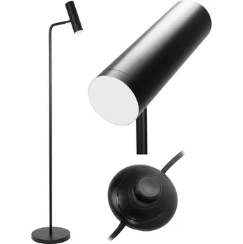 Stojací lampa Toolight, LED podlahová lampa APP965-1F, černá matná, OSW-04050