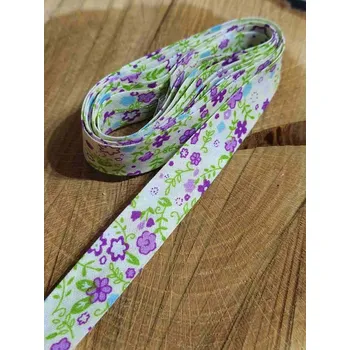 Krajka Šikmý proužek bavlněný šíře 15 mm 1,6 m