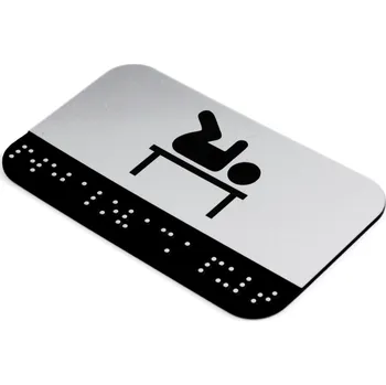 Samolepící etiketa CEDULKA NA DVEŘE PRO NEVIDOMÉ (Braillovo písmo) - Přebalovací pult