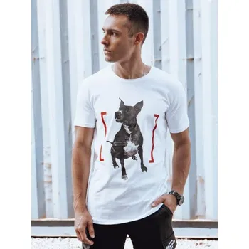 Pánské tričko Pánské tričko s potiskem RITAS bílé