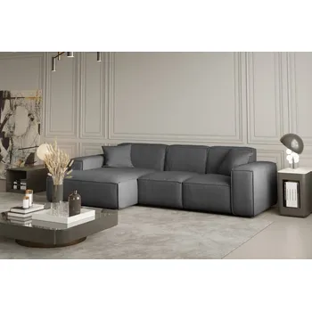 Sedací souprava Sedací souprava do L - Luga - Tmavě šedá Varianta: Levá