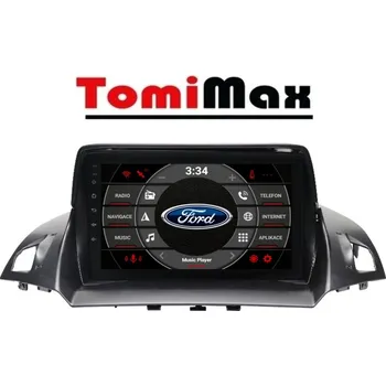 Auto Hi-Fi TomiMax Ford Kuga, C-Max Android 14 autorádio s WIFI, GPS, USB, BT HW výbava: 2K 2000x1200px 8 Core 8GB+256GB HIGH - pouze displej A, Velikost obrazovky: Dotyková obrazovka: 9"