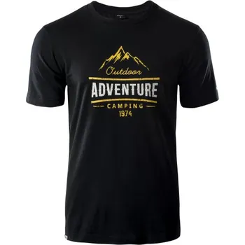 Pánské tričko Hi-Tec LORE BLACK Pánské tričko, vel. XL