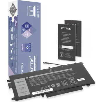 Baterie k notebooku Baterie Mitsu K5XWW pro Dell Latitude 5289 7390 2-in-1 - 7300mAh