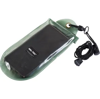 MIL-TEC Vodotěsné pouzdro na krk 15823001 10 x 23 cm zelené