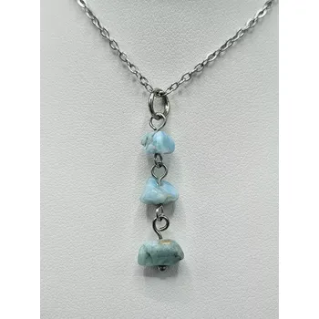 Náhrdelník Náhrdelník Larimar AA sekaný - přívěsek 1