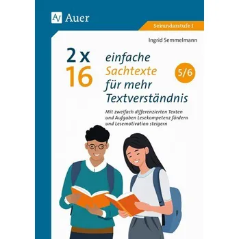 Cizojazyčná kniha 2 x 16 einfache Sachtexte für mehr Textverständnis - Semmelmann, Ingrid