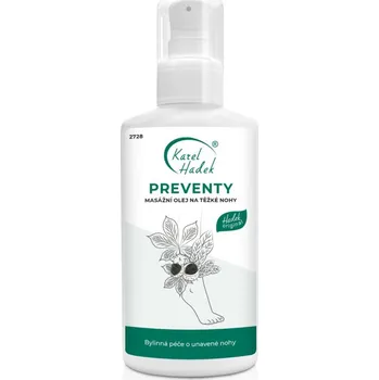 Masážní přípravek Preventy Masážní olej Hadek velikost: 100 ml