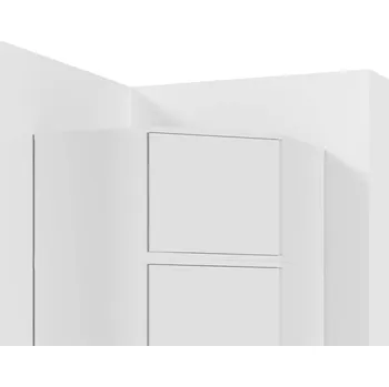 Předsíňová stěna Nástavec na rohovou šatní skříň Emi - bílá