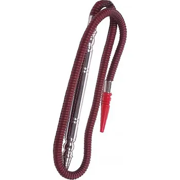 Čistič dýmky Hadice Bimetal pro vodní dýmky 180 cm vyplachovatelná červená