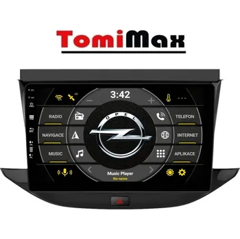 Autorádio TomiMax Opel Astra K Android 14 autorádio s WIFI, GPS, USB, BT HW výbava: QLED 4 Core 2GB+32GB LOW - pouze displej A,C, Velikost obrazovky: Dotyková obrazovka: 9"
