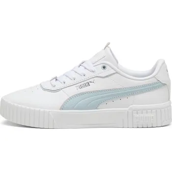 Dámské tenisky Dámská vycházková obuv Puma CARINA 2.0 LUX 4 Bílá, Stříbrná, Světle modrá, Béžová