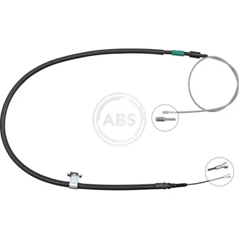Lanko parkovací brzdy Tažné lanko, parkovací brzda, , 9678420980, A.B.S., K10160