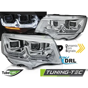 Přední světlomet SVĚTLOMETY TUBE LIGHT CHROME DRL SEQ pro VW T6.1 20-