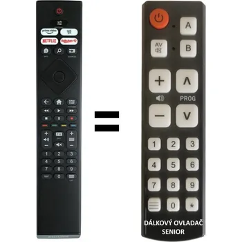 PHILIPS HR45B-GJ03-01 náhradní dálkový ovladač pro seniory