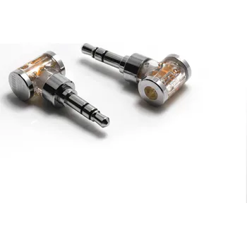 Audio kabel DD Hifi DJ35AR - 2,5 > 3,5 Jack (Miniaturní redukce z 2,5 mm jack na 3,5 mm jack s povrchem z rhodia.)