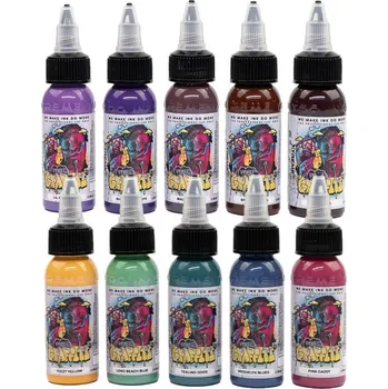 Tetovací barva XTreme Ink - Kyle Warwick Graffiti Set - 10x30ml