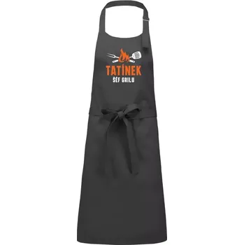 Kuchyňská zástěra Zástěra Kariban Classic Tatínek šéf grilu