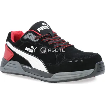 Pracovní obuv PUMA Airtwist black-red S3 ESD černá pánská pracovní obuv 41