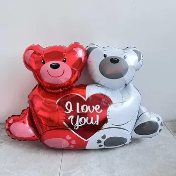 Dortová svíčka dobirkov.cz Fóliový balónek - zamilovaní medvídci