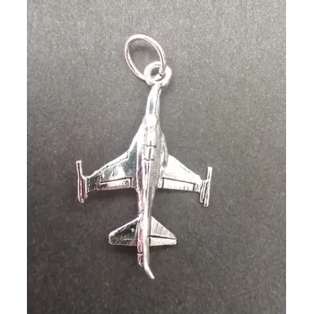 Přívěsek Stíhací letoun - stříbrný přívěsek
