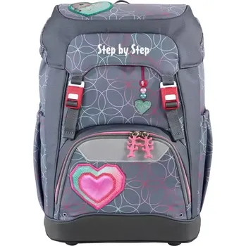 Školní batoh Step by Step školní batoh Grade Glitter Heart Hazle