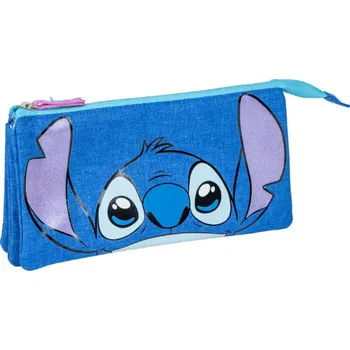 Penál Penál Lilo a Stitch Hlava Stitche trojitý