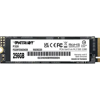 Ukládání dat PATRIOT P320/256GB/SSD/M.2 NVMe/5R
