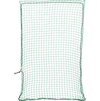 Síť na náklad vidaXL Síť na přívěsný vozík s elastickým lanem zelená 3,5 x 2,5 m PP