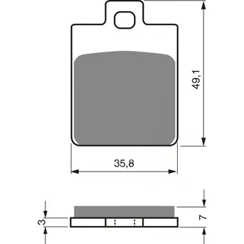 Auto-moto Brzdové destičky GOLDFREN 137 S3