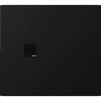 Sprchová vanička TRENECA vanička z litého mramoru s možností úpravy rozměru, 100x90cm, černá mat