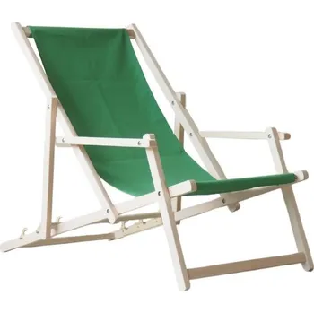 Zahradní lehátko ČistéDřevo Dřevěné zahradní lehátko s opěrkami