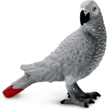 Figurka Safari Ltd. 100201 Papoušek šedý