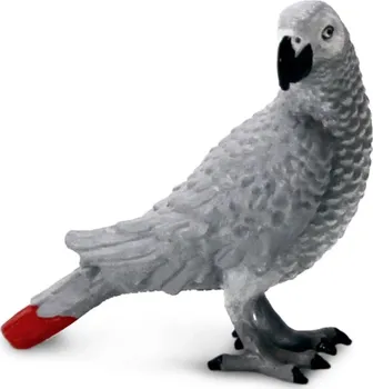 Figurka Safari Ltd. 100201 Papoušek šedý
