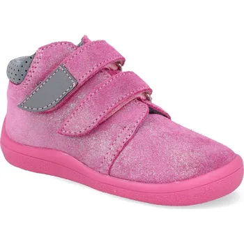 Barefoot dětské kotníkové boty Beda - Janette užší kotník růžové Velikost: 21