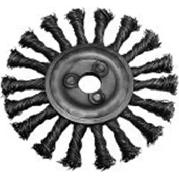 Brusný kartáč Kartáč 120/16mm ocel 0,6 copánkový